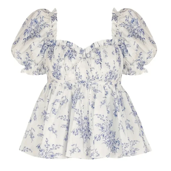 **I LEFT** Selkie Seashell Top in Bed & Breakfast - Picture 12 of 12